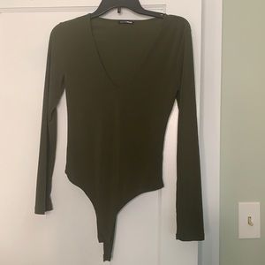 Olive bodysuit